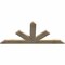 Ekena Millwork Saratoga Rough Sawn Timber Gable Bracket, Douglas Fir, 72"W x 33"H x 2"D x 6"F, 11/12 Pitch GBW072X33X0206SAR00RDF - alternate 2